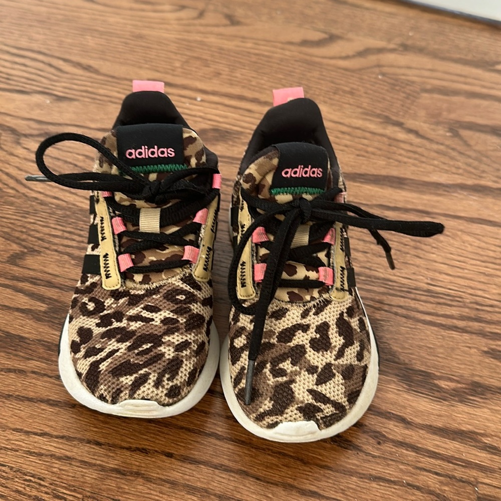 Toddler Girls Adidas Leopard Sneakers